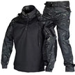 Outdoor Uniform Tactical Suits Wear Resistant T-Shirt Hood Pants