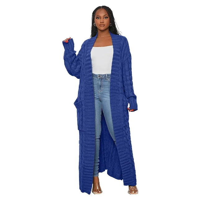 Kintted Cardigan Women Long Jacket
