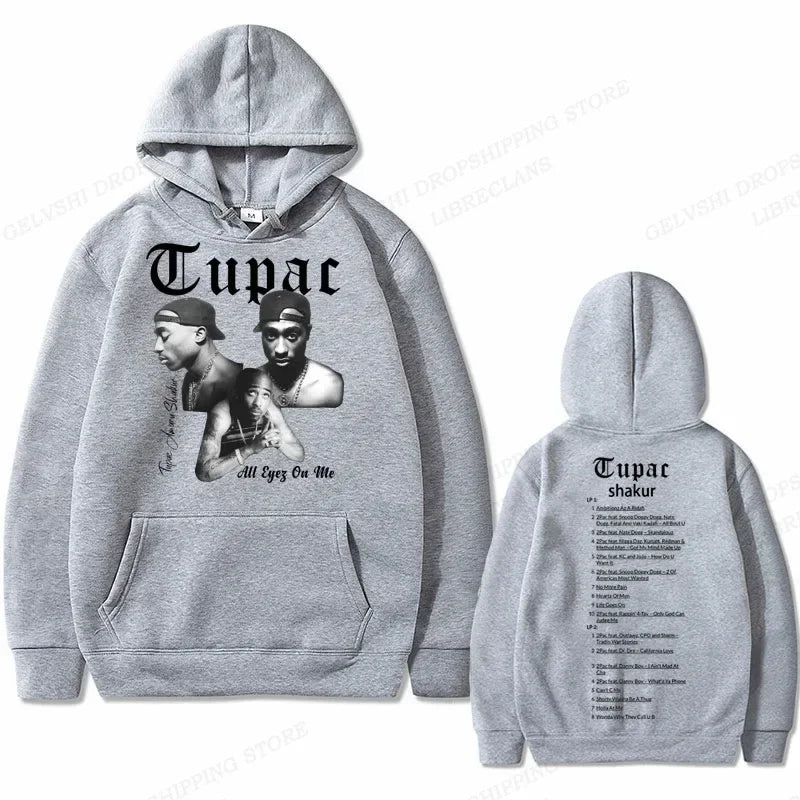 Tupac 2pac Graphic Hoodie Men Fashion