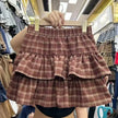 Y2k Cute Ruffled Plaid Skirt Punk Rock Subculture
