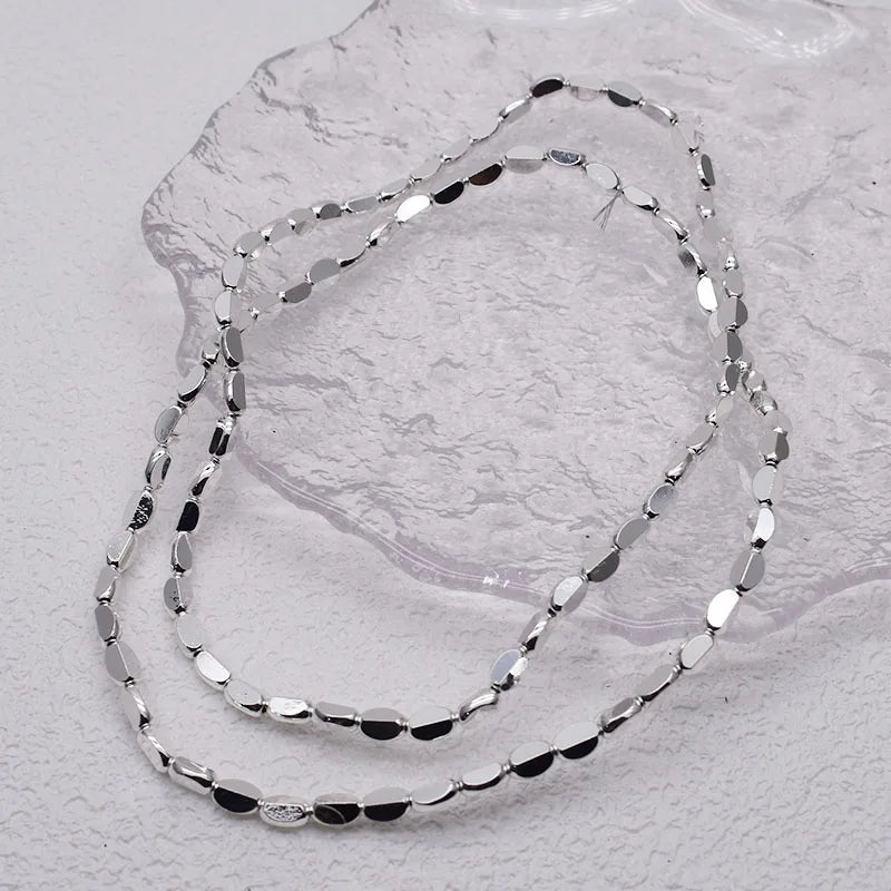 4x7mm 50pcs/lot Briolette Oval Glass Beads Plating Gold Color Crystal