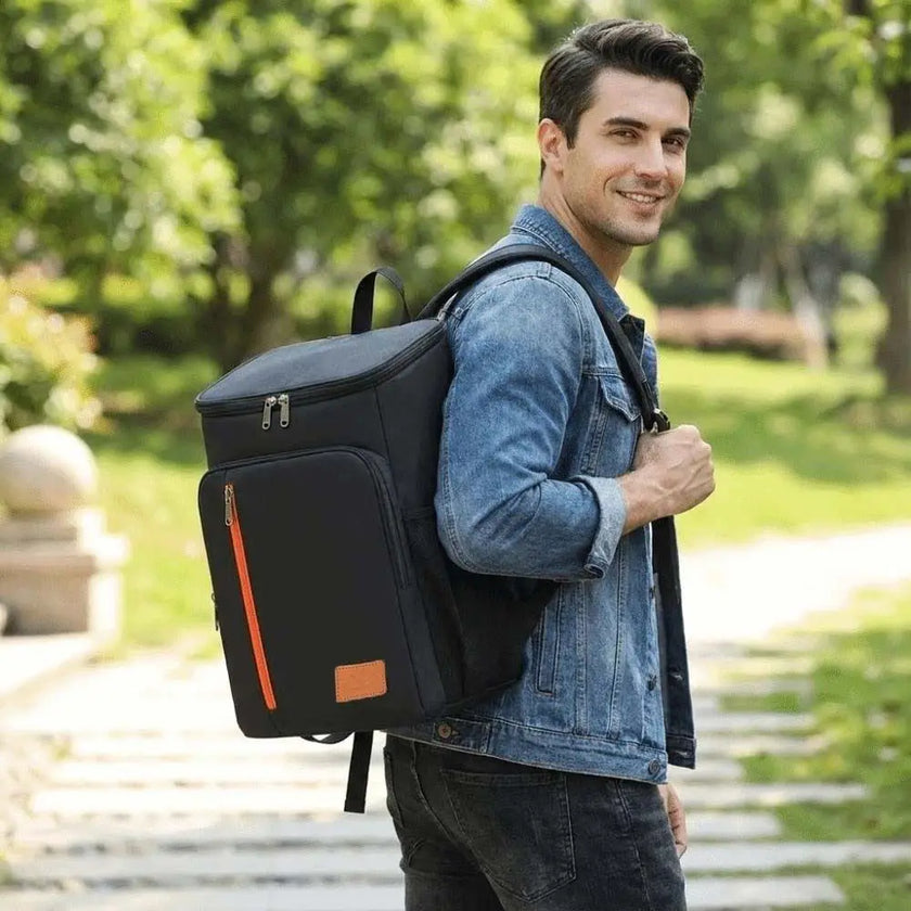 Insulated Backpack Double Shoulder Thickened Portable