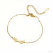 Lucktune Angel Wing Pendant Bracelet for Women Stainless Steel