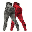 2 Pack Women's High Waisted Seamless Yoga Leggings