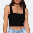 Square Neck Sleeveless Summer Crop Top