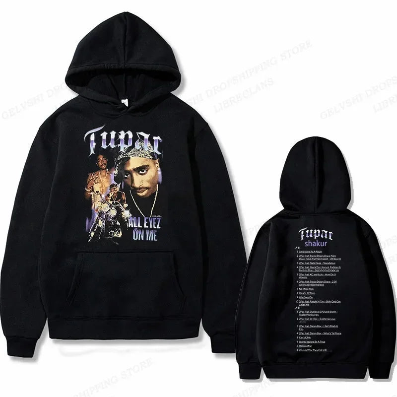 Tupac 2pac Graphic Hoodie Men Fashion