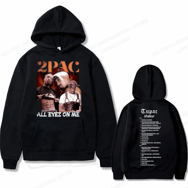 Tupac 2pac Graphic Hoodie Men Fashion