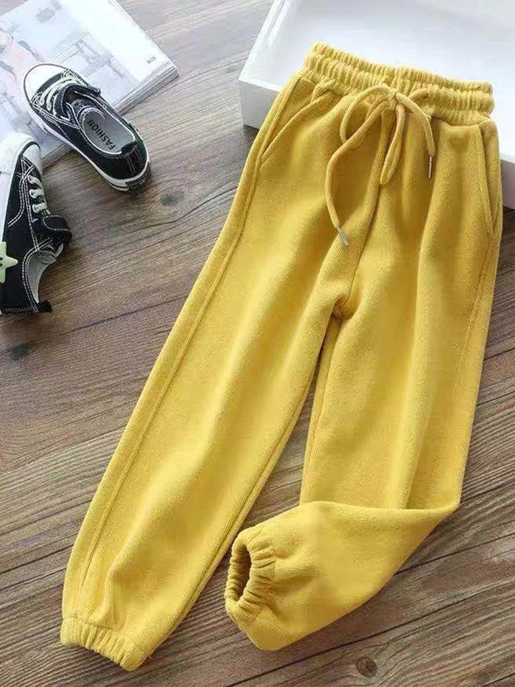 Women Winter Warm Leggings Thick Trousers Warm Fleece