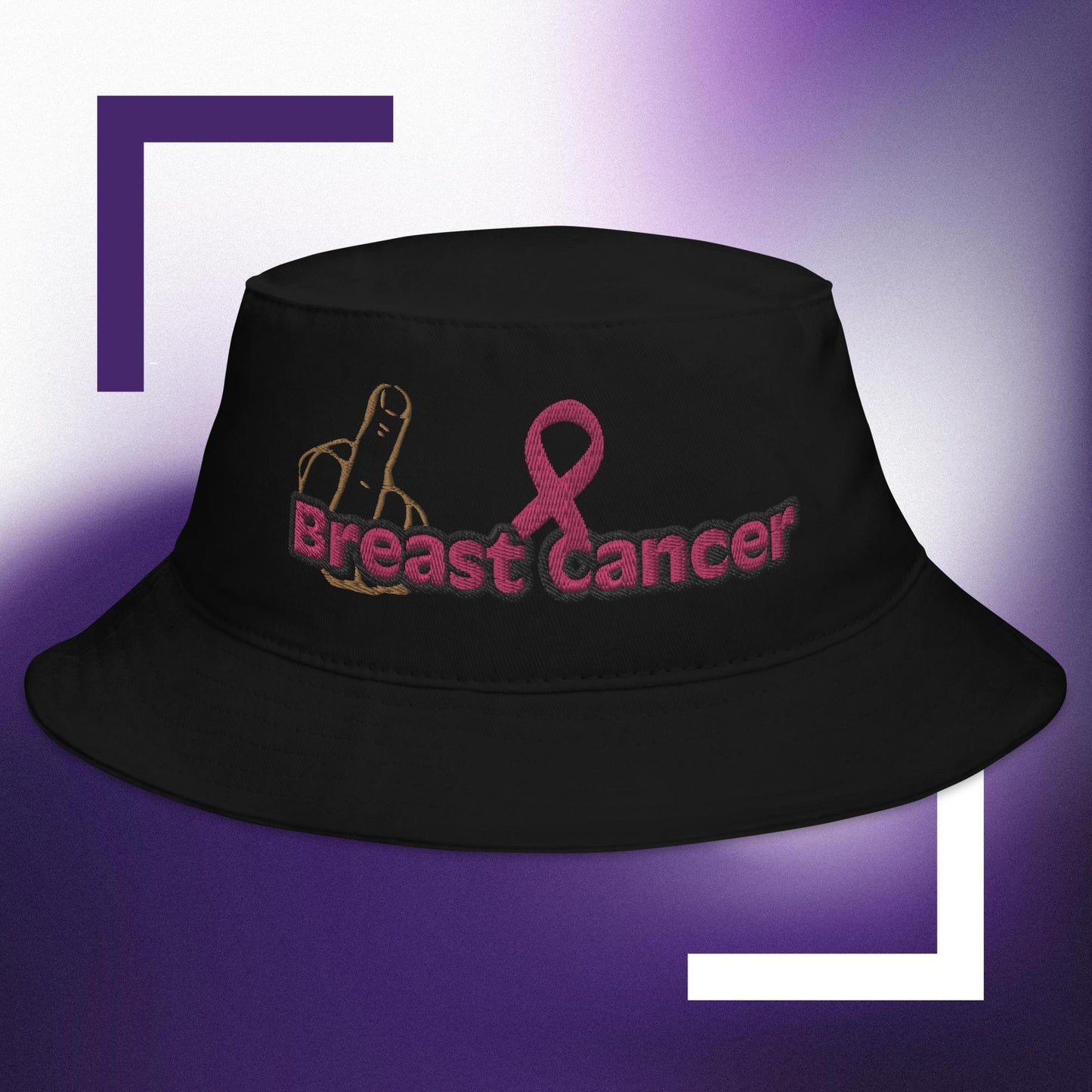 F*ck Breast Cancer Bucket Hat