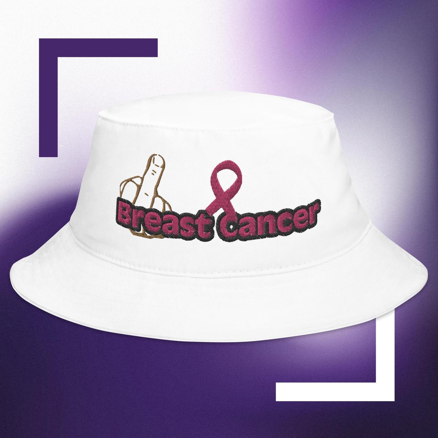 F*ck Breast Cancer Bucket Hat