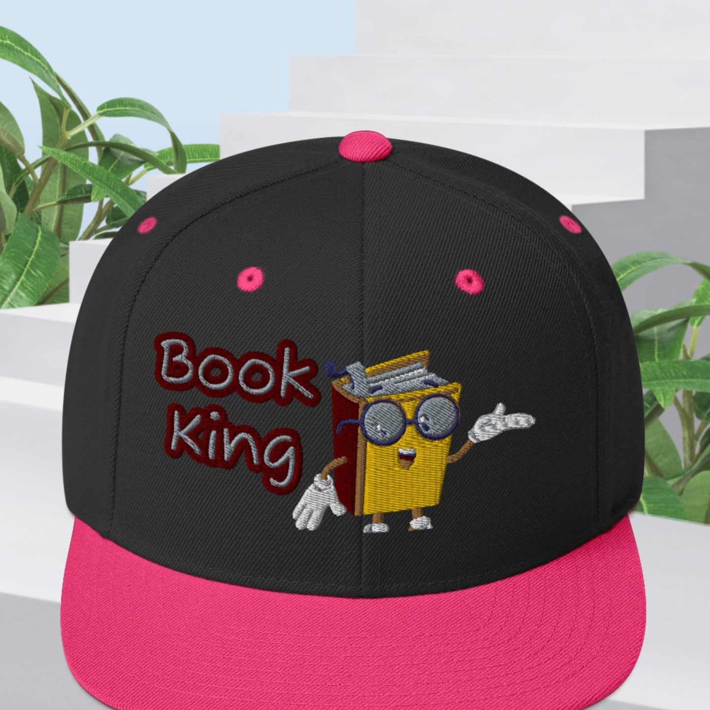 Book King Snapback Hat - IM PERKY Boutique