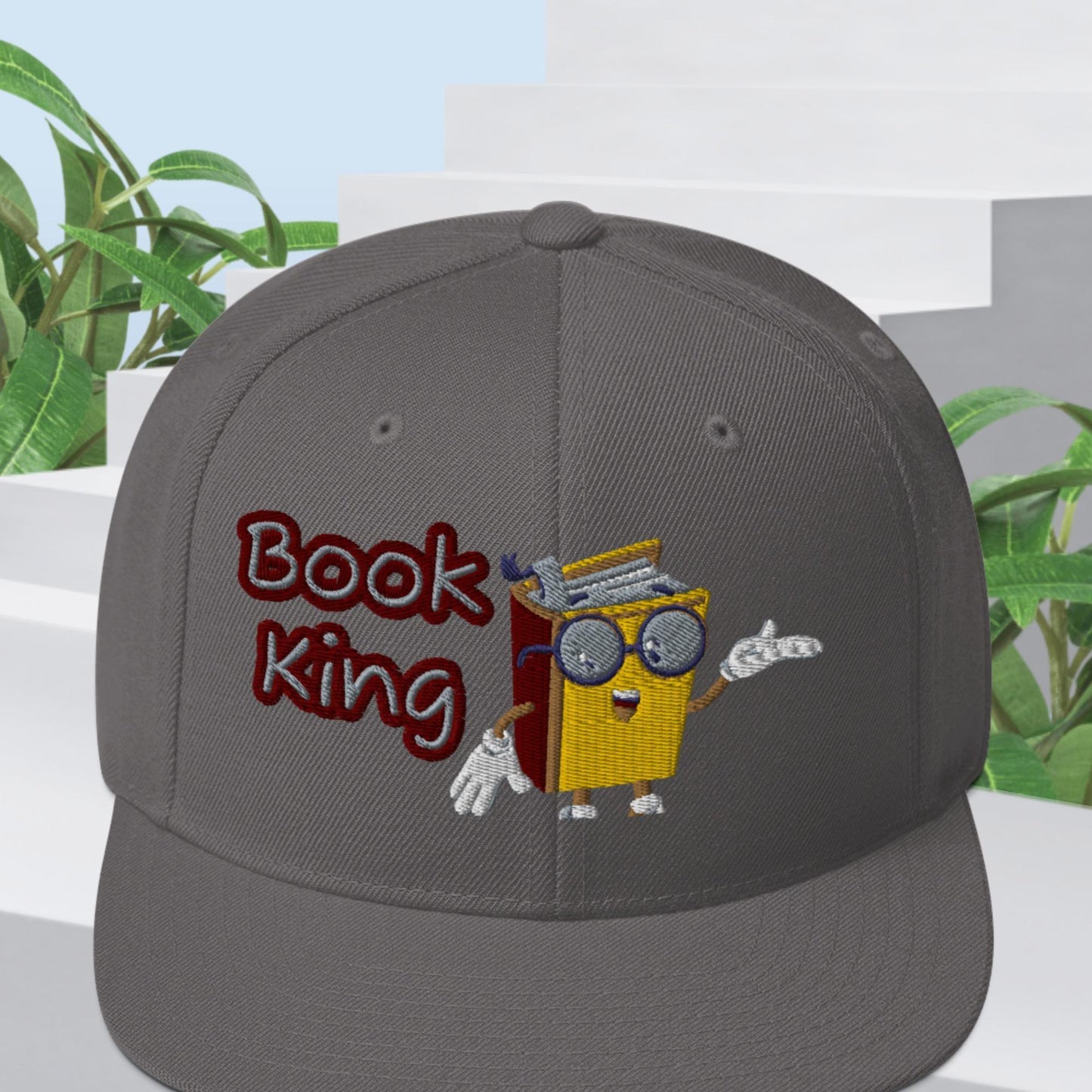 Book King Snapback Hat - IM PERKY Boutique