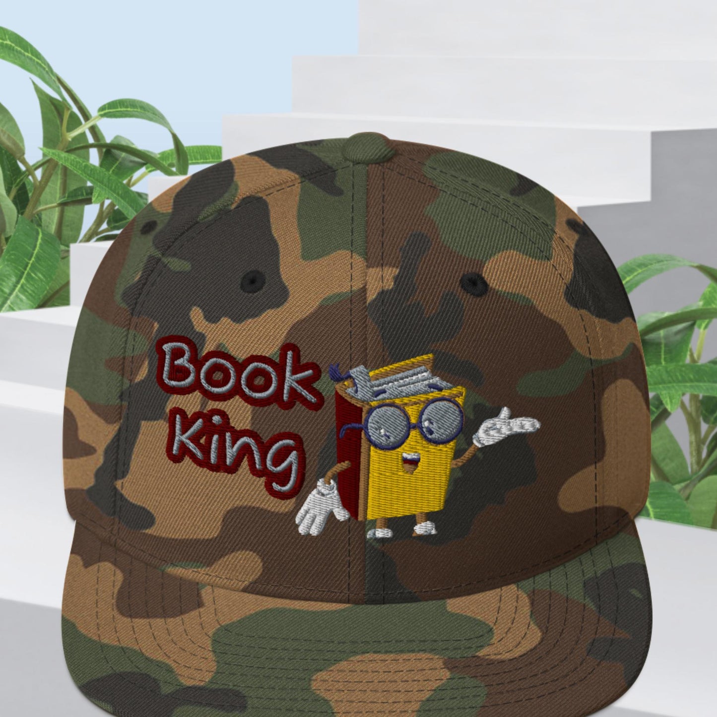 Book King Snapback Hat - IM PERKY Boutique