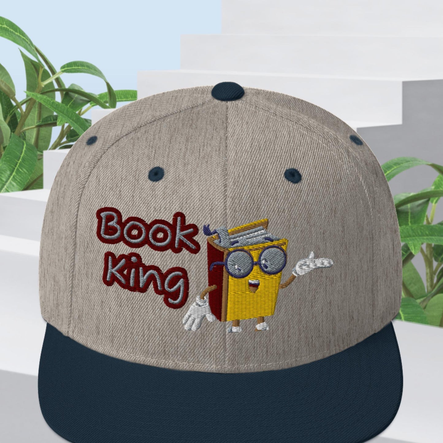 Book King Snapback Hat - IM PERKY Boutique