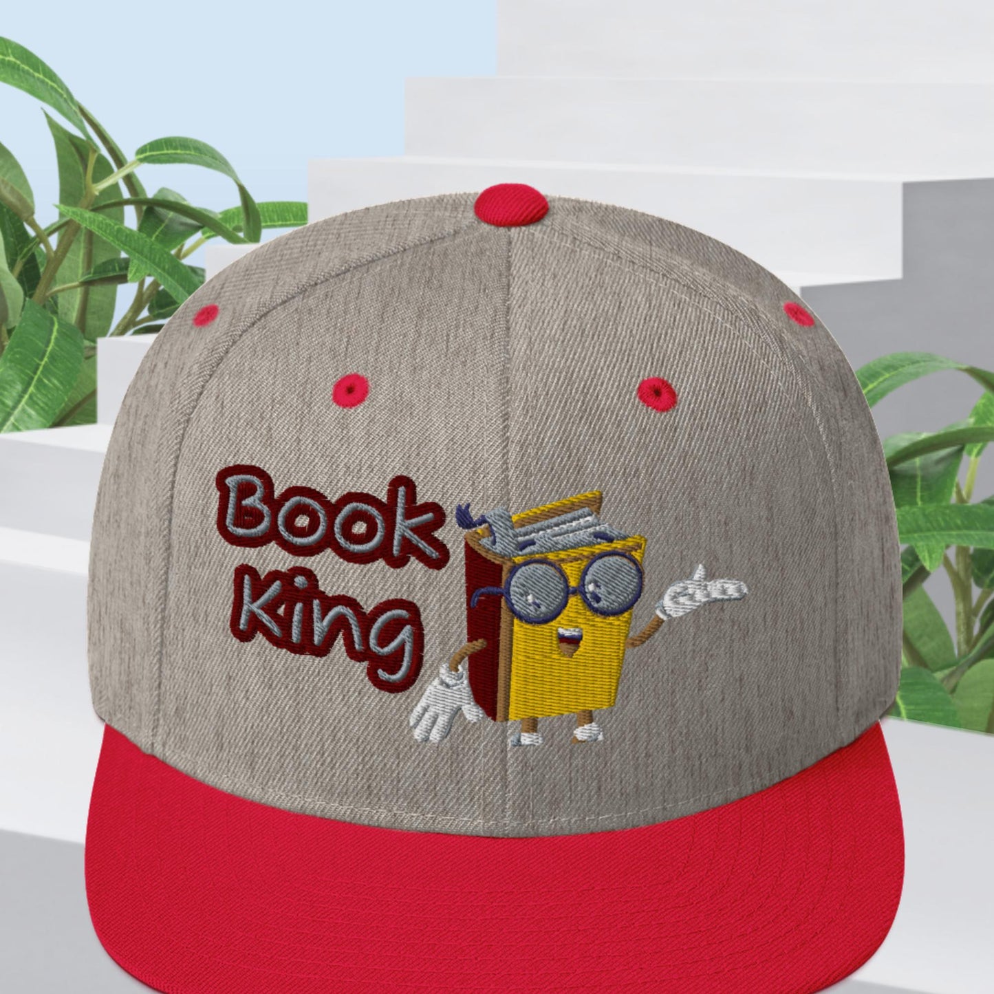 Book King Snapback Hat - IM PERKY Boutique