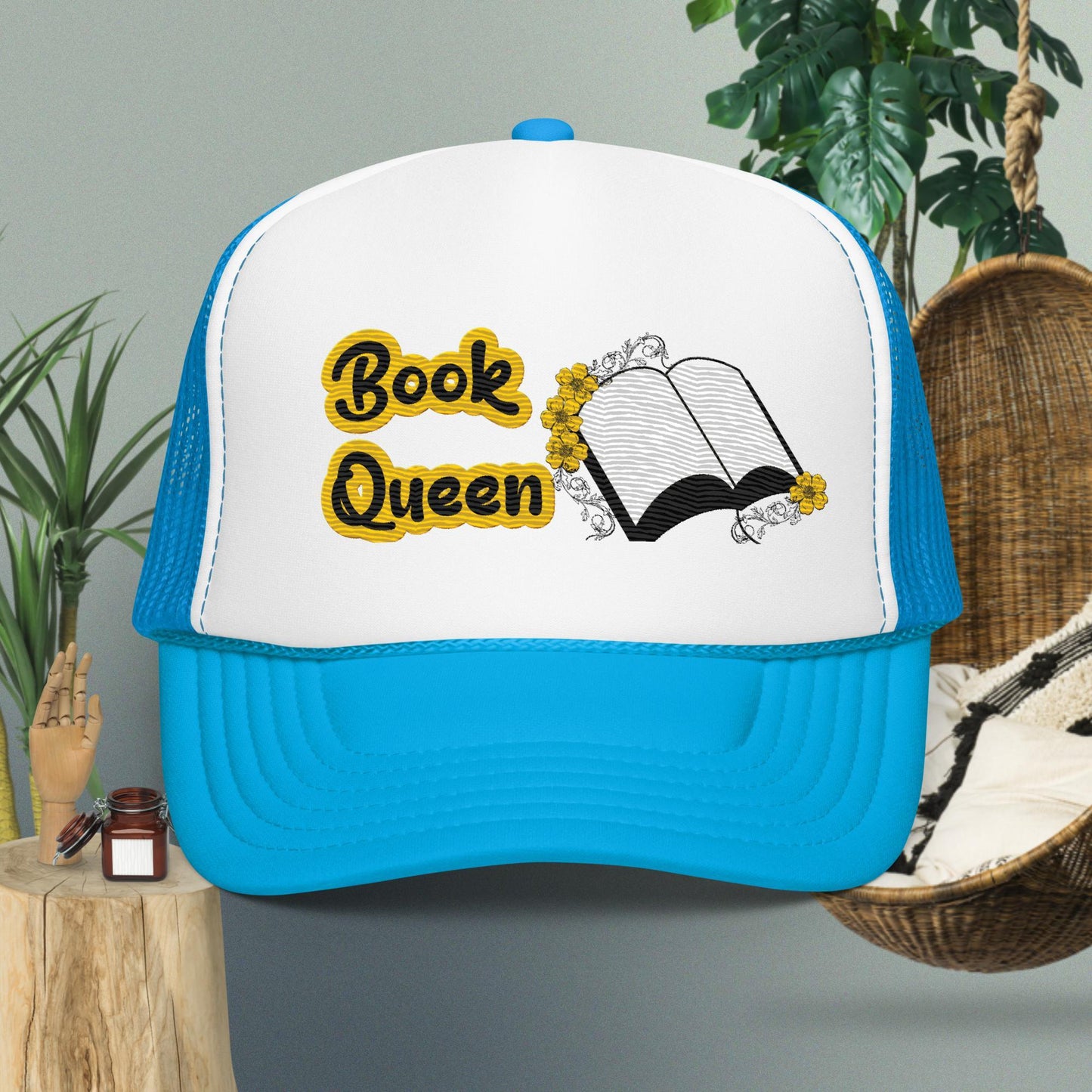 Book Queen Trucker hat - IM PERKY Boutique