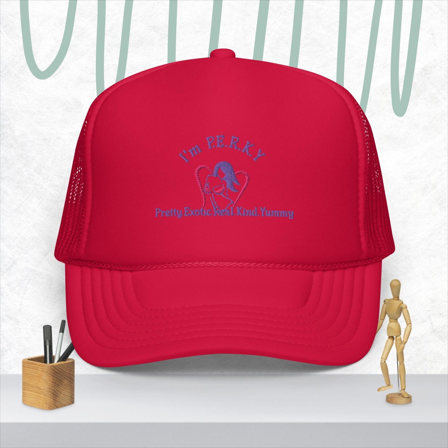 IM PERKY Foam trucker hat - IM PERKY Boutique