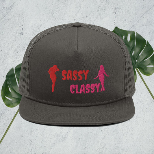 Sassy, Classy I Mesh Back Snapback - IM PERKY Boutique