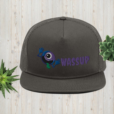 Wassup - Mesh Back Snapback - IM PERKY Boutique