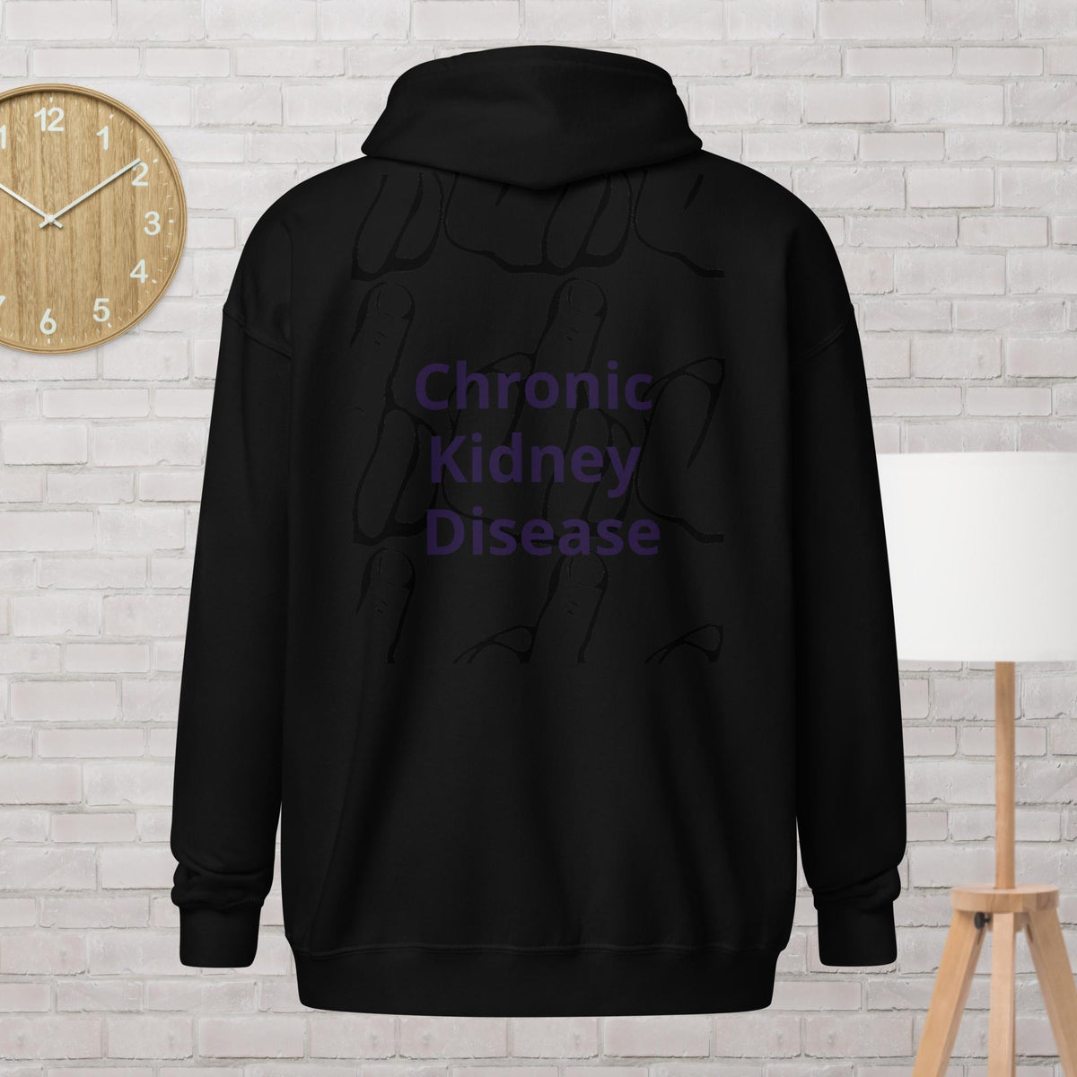 Middle Finger CKD Unisex heavy blend zip hoodie - IM PERKY Boutique