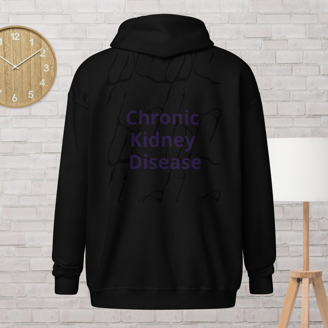 Middle Finger CKD Unisex heavy blend zip hoodie - IM PERKY Boutique