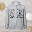 Middle Finger CKD Unisex heavy blend zip hoodie - IM PERKY Boutique