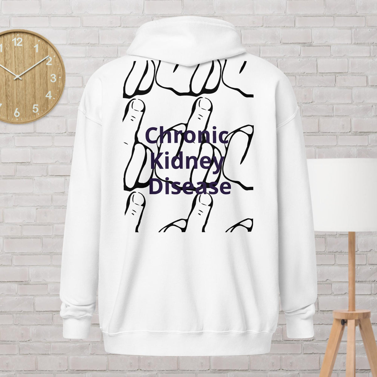 Middle Finger CKD Unisex heavy blend zip hoodie - IM PERKY Boutique