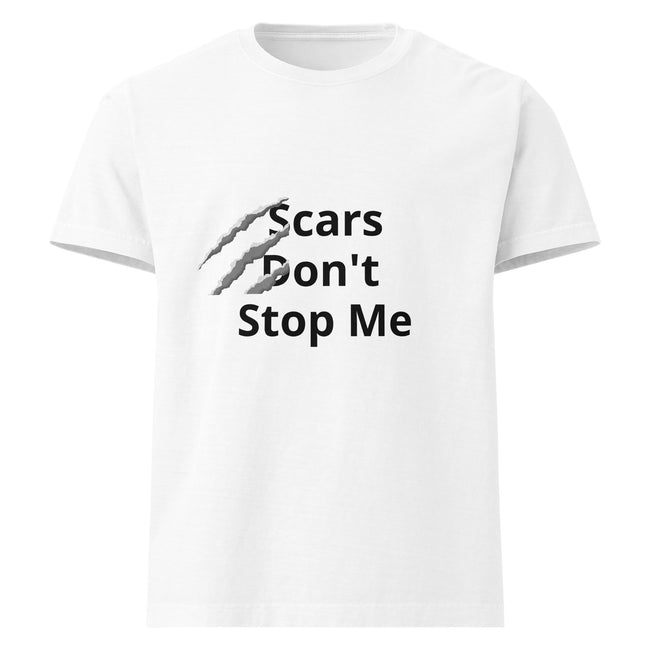 Scars Don't Stop Me Unisex oversized t-shirt