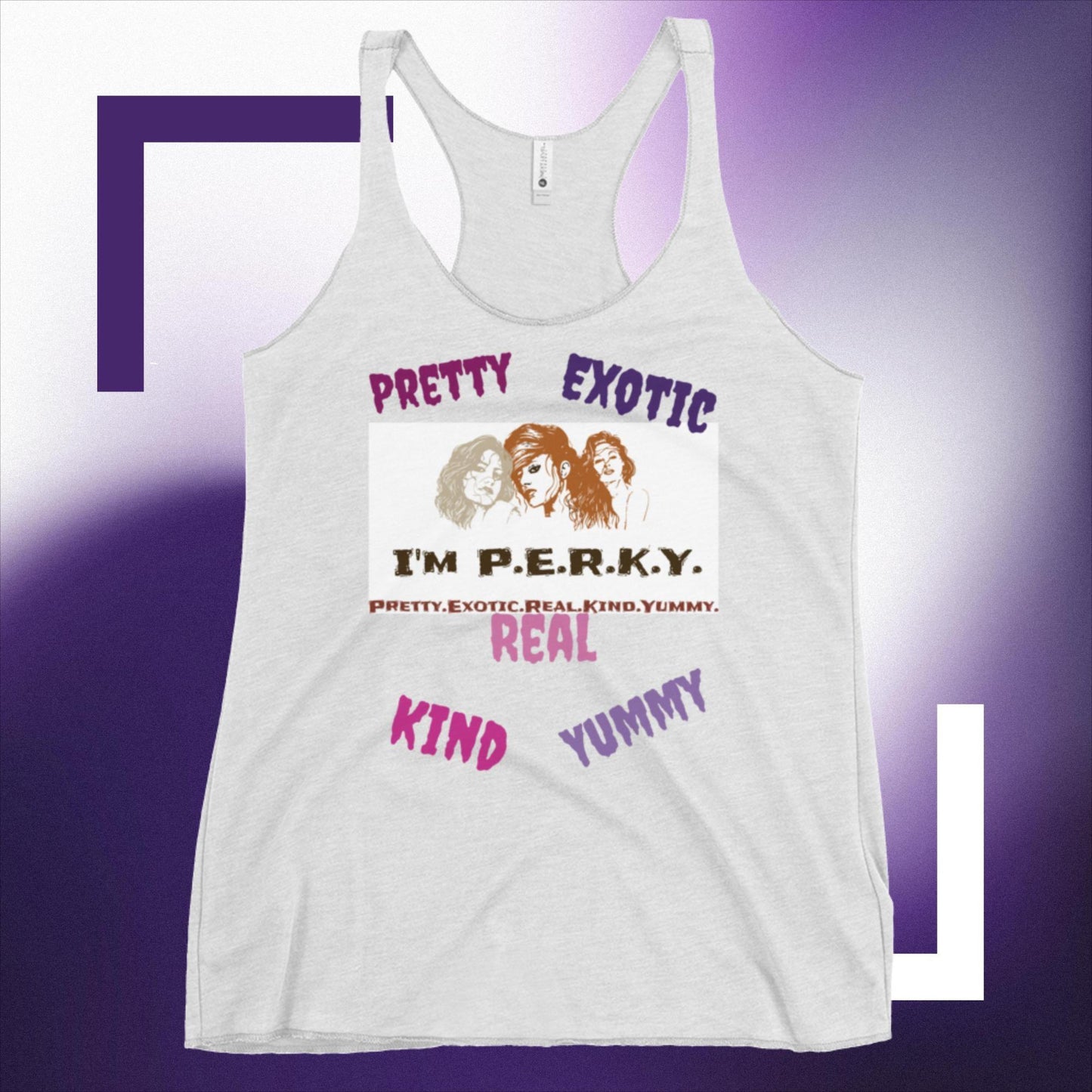 IM PERKY Women's Racerback Tank - IM PERKY Boutique