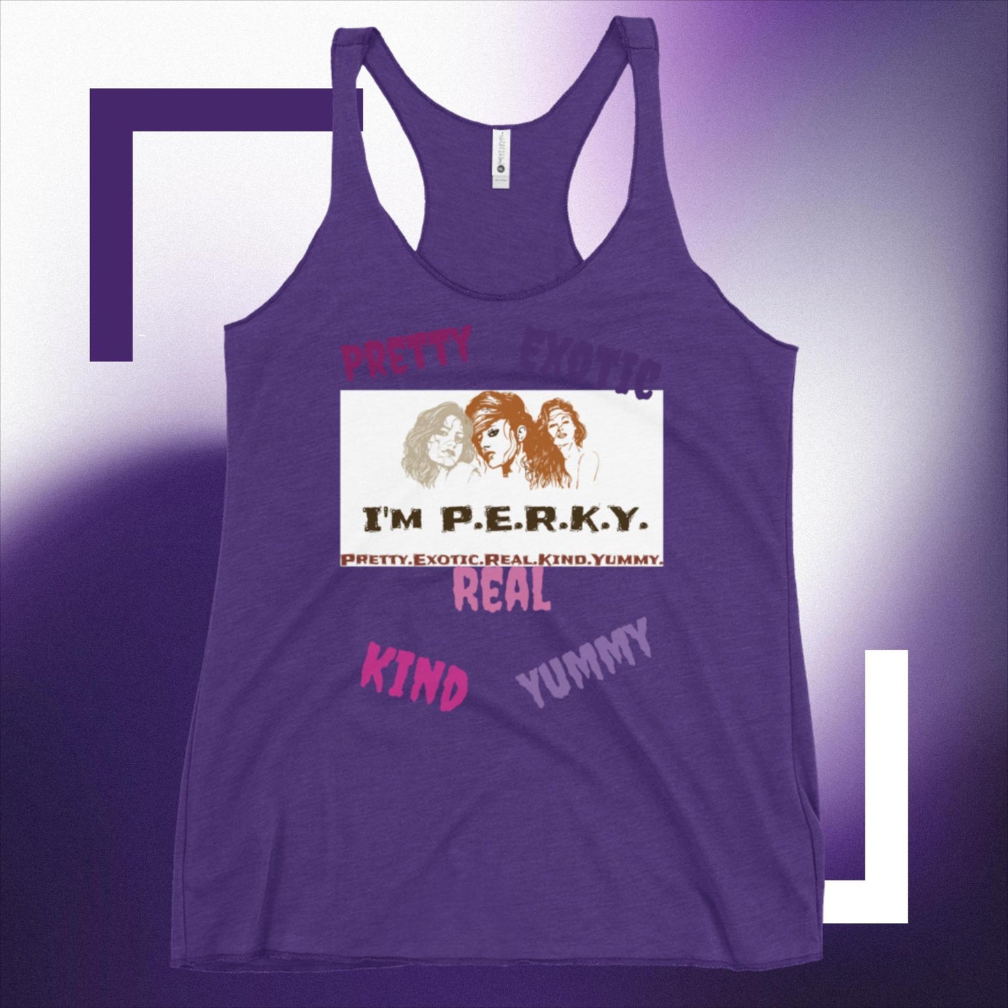 IM PERKY Women's Racerback Tank - IM PERKY Boutique