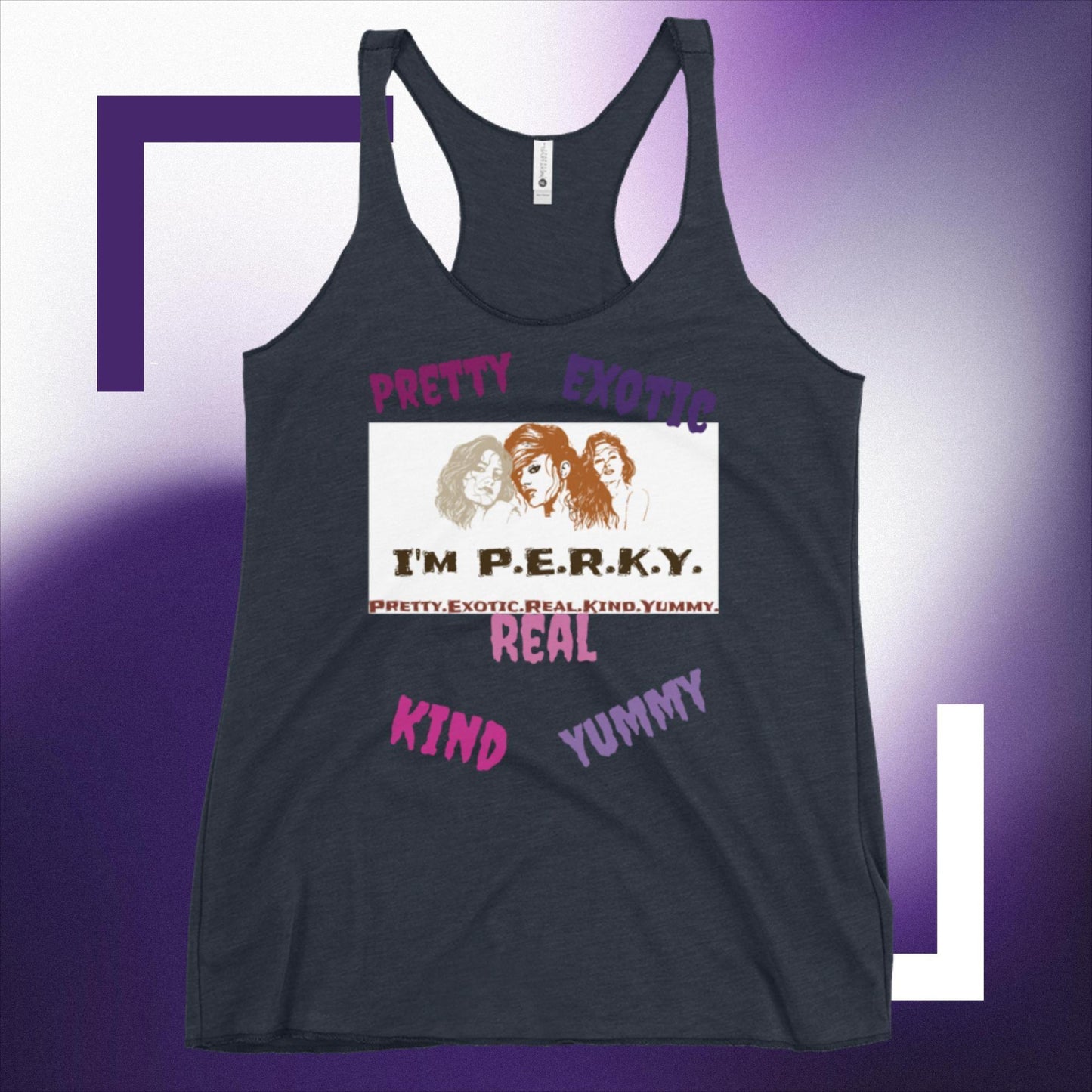 IM PERKY Women's Racerback Tank - IM PERKY Boutique