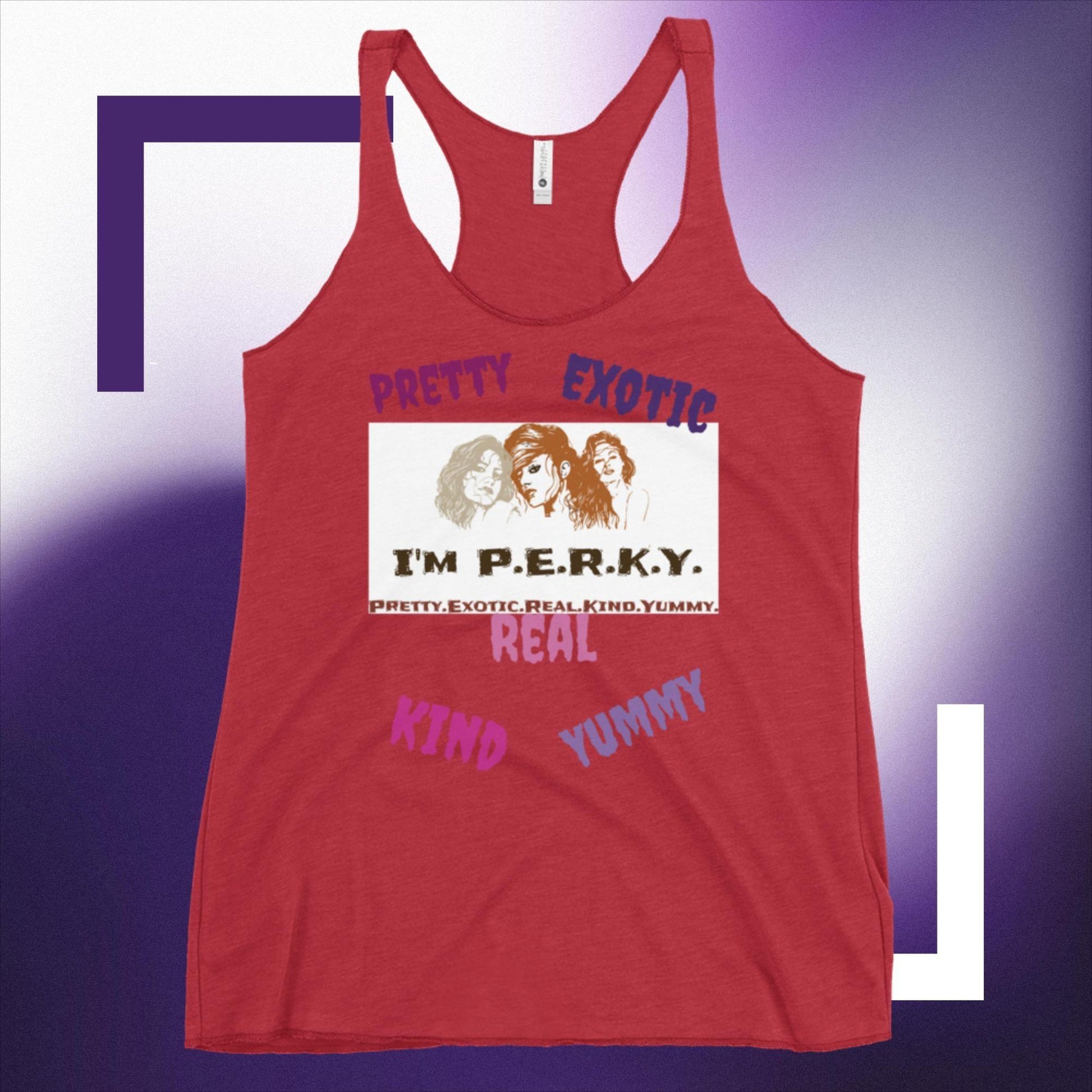 IM PERKY Women's Racerback Tank - IM PERKY Boutique