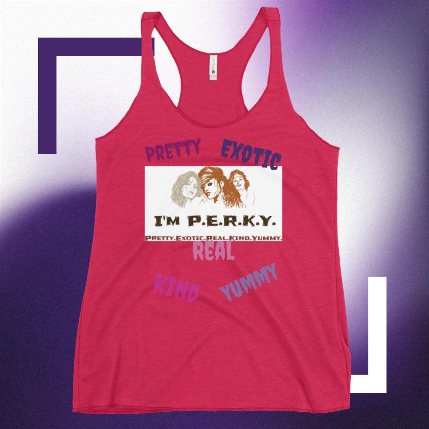 IM PERKY Women's Racerback Tank - IM PERKY Boutique