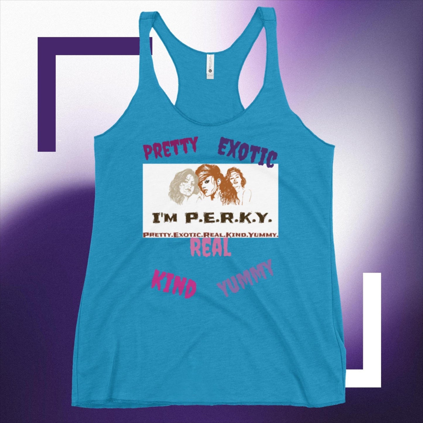 IM PERKY Women's Racerback Tank - IM PERKY Boutique