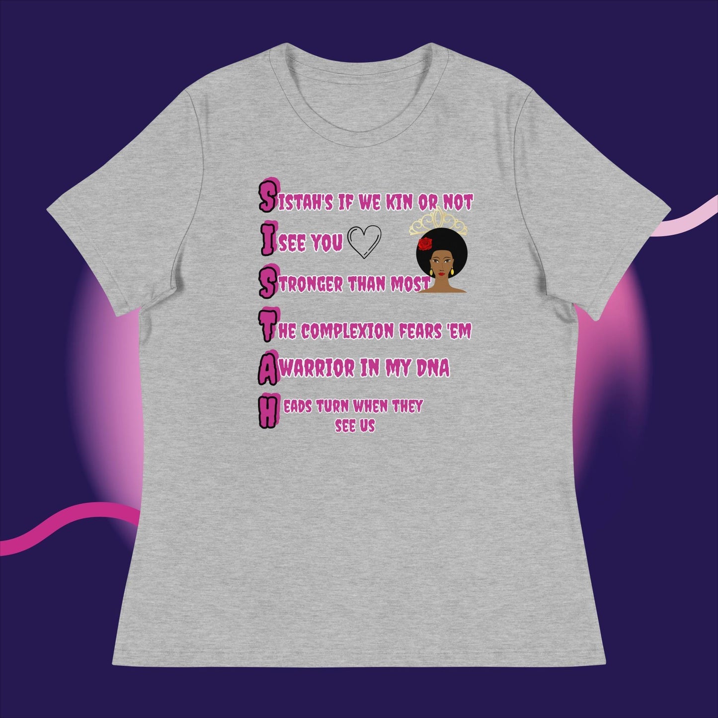 Sistah Love Relaxed T-Shirt - IM PERKY Boutique