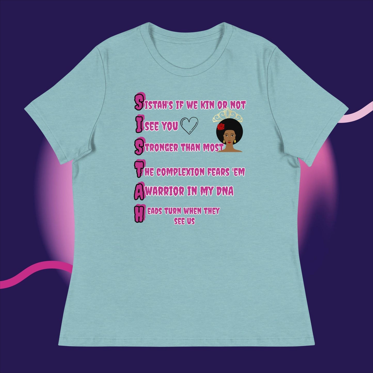 Sistah Love Relaxed T-Shirt - IM PERKY Boutique