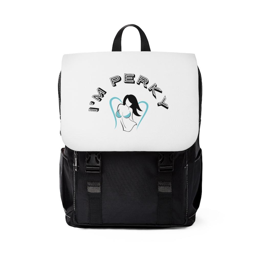 I'm Perky Unisex Casual Shoulder Backpack - Lady Vals Vanity