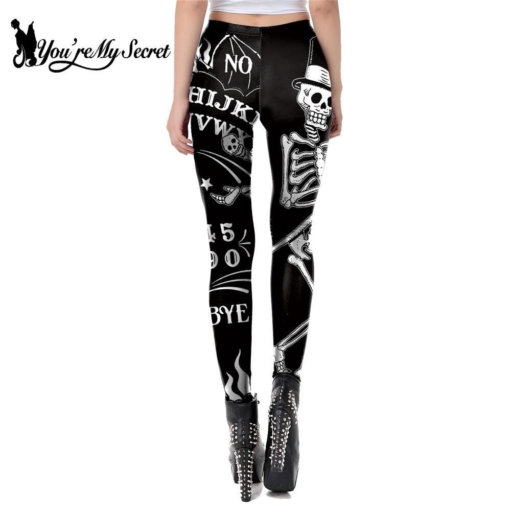 Ouija Board Leggings Women 3D Printed Trousers - Lady Vals Vanity