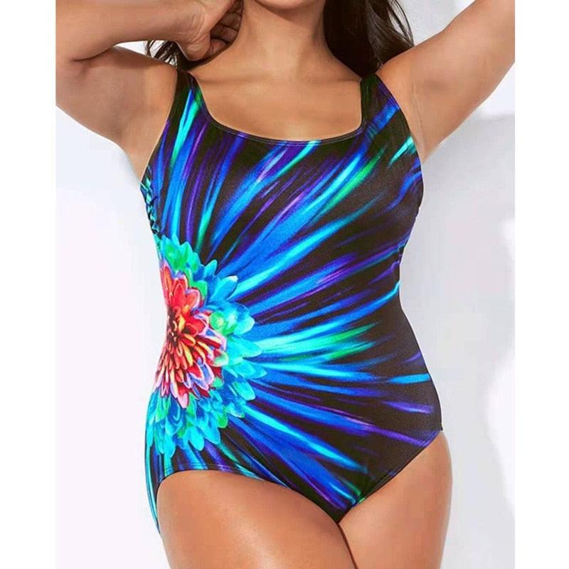 Sexy 5XL Large Size Closed Swimwear 2022 Push Up Bodysuit Women Plus Size Swimsuit One Piece Beachwear Female Bathing Suit Pool - Lady Vals Vanity