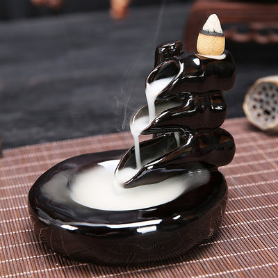 A variety of reverse flow incense burner incense tower incense ceramic incense burner ornaments - Lady Vals Vanity