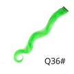 Alileader Synthetic Wavy One Clip In Hair Rainbow Color Curly Clip In One Piece Hair Extensions More Durable Long Curly Hairs - Lady Vals Vanity