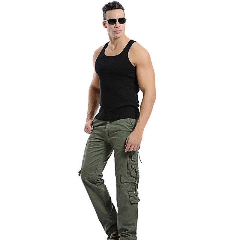 Top quality men military camo cargo pants leisure cotton trousers cmbat camouflage overalls 28-40 AYG69 - "I'M PERKY" Boutique