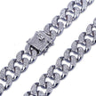 TOPGRILLZ Hip Hop Rock Jewelry Gold Color Plated Cuban Chain Micro Pave CZ Stones Bracelet 8 Inch Length Beacelets For Men - 