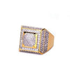Bubble Letter Mens Rings Gold Color Real Copper Material Iced Out Hip Hop Fashion Hip Hop Jewelry Size 7-12 - Lady Vals Vanity