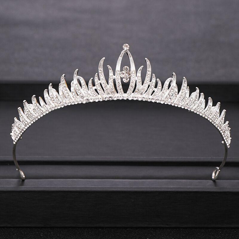 Wedding Crown Hair Jewelry Bridal Headpiece woman Baroque Rhinestones Crystal - "I'M PERKY" Boutique