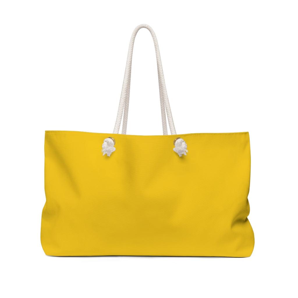 Yellow I'm P.E.R.K.Y. II Weekender Bag - Lady Vals Vanity