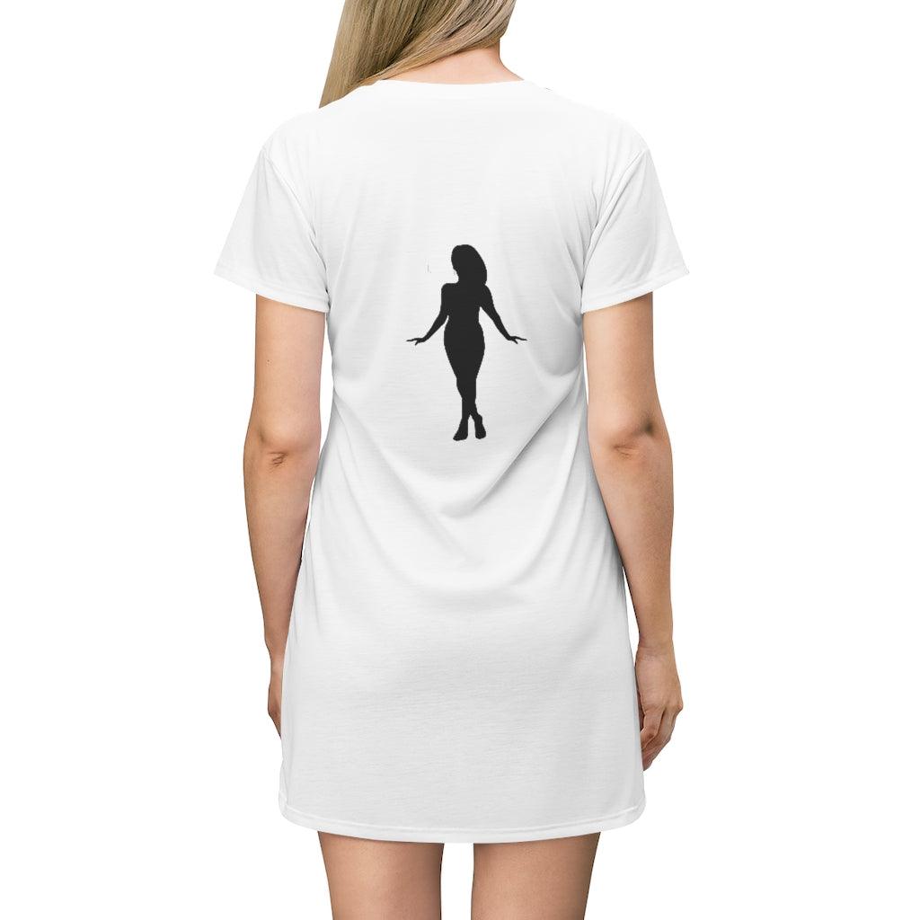 I'm P.E.R.K.Y. II All Over Print T-Shirt Dress - Lady Vals Vanity