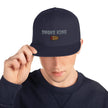 Smoke King (Gray Letters) Snapback Hat - 
