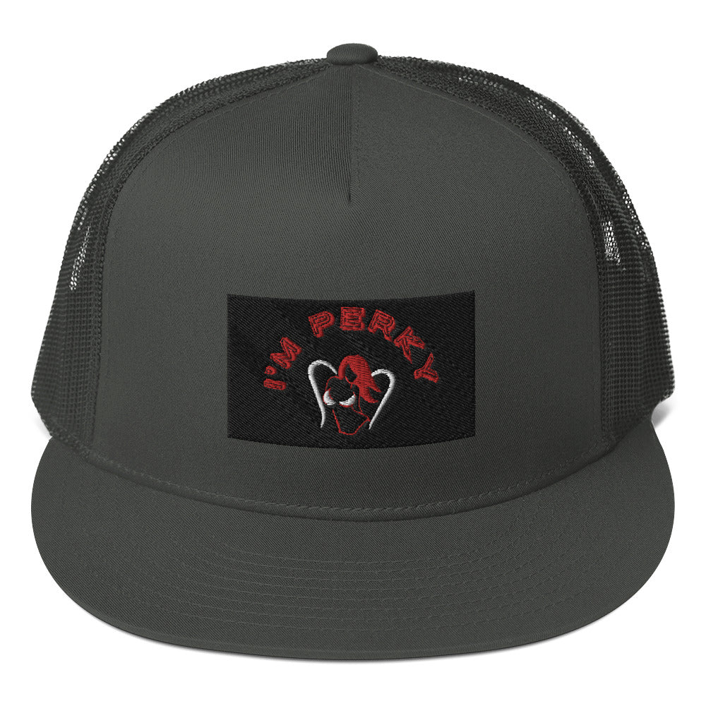 Ek is Perky Mesh Back Rooi/Grys Snap-back 