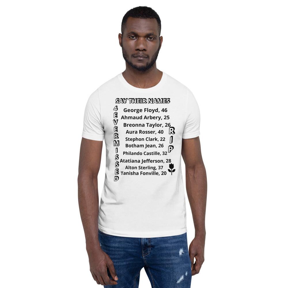 4ever Remembered Short-Sleeve Unisex Tee - Lady Vals Vanity